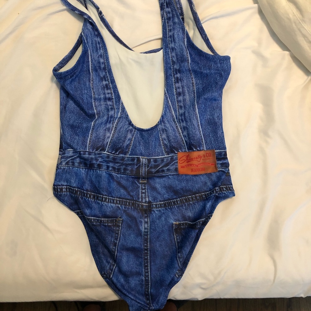 Shinesty Denim one piece swimsuit Size: Medium